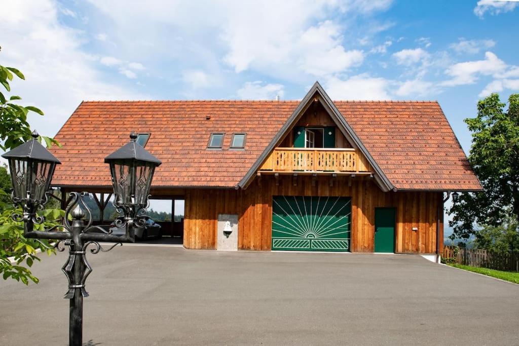 Chalet-Suedsteiermark - Traumhafte Aussicht, Infinity Pool, Privatsphaere, Klima Und De-Luxe Ausstattung Schwanberg Exterior photo